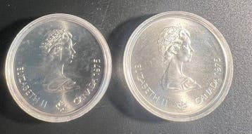 Canada. Elizabeth II. 5 Dollars 1976 XXI Montreal Olympic