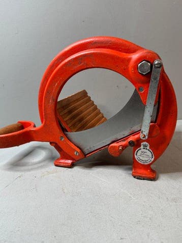 Raadvad - Broodsnijmachine - 294 - Staal, Hout - Oranje