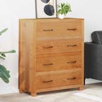 vidaXL Kast met lade met opslag Bruin Bewerkt hout, Verzenden, Nieuw