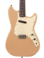 Fender Musicmaster Desert Sand 1960 (Instrument,Offset), Muziek en Instrumenten, Ophalen of Verzenden, Gebruikt, Solid body, Fender
