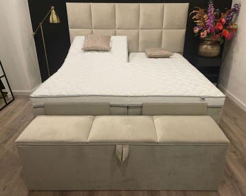Boxspring Lucca Elektrisch - 140 x 200, Nieuw