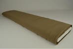 Taupe chiffon stof  - 15 of 50 meter rol, Hobby en Vrije tijd, Stoffen en Lappen, Overige kleuren, 120 cm of meer, Ophalen of Verzenden