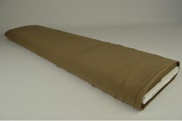 Taupe chiffon stof  - 15 of 50 meter rol, Overige kleuren, 120 cm of meer, Ophalen of Verzenden, Polyester