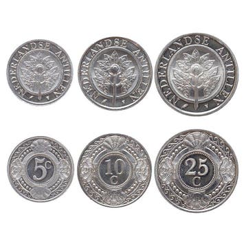 Curaçao en Sint Maarten 5-10-25 Cent 2023, Postzegels en Munten, Munten | Nederland, Verzenden