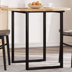 vidaXL Tafelblad rond Ø 90x2 cm massief acaciahout, Huis en Inrichting, Tafels | Eettafels, Verzenden, Nieuw