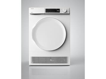 Sharp KDNCB8S7PW91BX - Condensdroger 8kg - Sensorgestuurd -, Witgoed en Apparatuur, Wasdrogers, Verzenden, Zo goed als nieuw