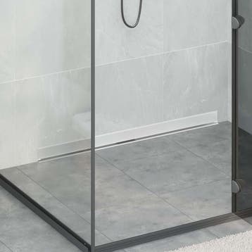 vidaXL Wandgemonteerde Douche Afvoer Zilver 100 cm Roestvrij, Verzenden, Nieuw
