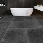 Vloertegels met getrommelde randen 60x60 antique antraciet, Doe-het-zelf en Verbouw, Tegels, Verzenden, Nieuw