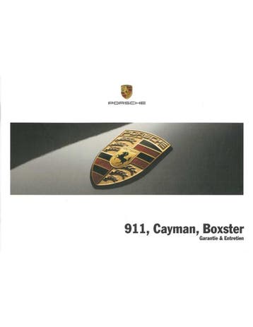 2010 PORSCHE 911 | CAYMAN | BOXSTER | GARANTIE & ONDERHOUD