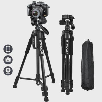 Professionele Aluminium Camera Statief 140cm - Verstelbaar &, Verzenden, Nieuw
