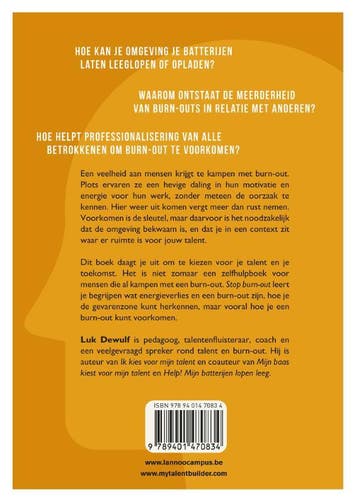 Stop burn-out 9789401470834 Luk Dewulf, Boeken, Verzenden, Zo goed als nieuw, Luk Dewulf