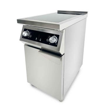 HCB Inductie fornuis - 2 pitten - 40 cm - 8,5 kW - 400V -, Verzenden, Nieuw in verpakking