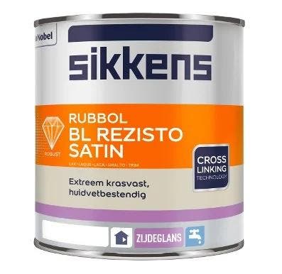 Sikkens Rubbol BL Rezisto Satin - 2,5L RAL 9001 | Crèmewit, Doe-het-zelf en Verbouw, Verf, Beits en Lak, Verf, Wit, Nieuw, Minder dan 5 liter