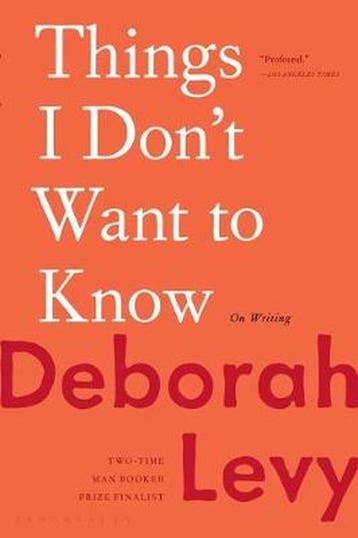 9781635572247 Things I Dont Want to Know: On Writing, Verzenden, Nieuw, Deborah Levy