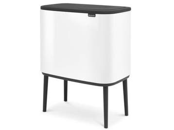 Veiling - Brabantia Bo Touch Bin Prullenbak - 11 + 23 liter, Gebruikt