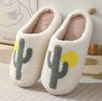 Cactus Pantoffels | Pluche Gevoerd | Maat 36 tot 45 | Sale, Verzenden, Nieuw, Pantoffels of Sloffen