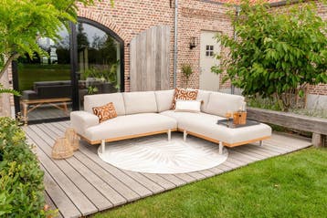 Savannah hoekbank chaise longue - Weerbestendige loungeset, Verzenden, Nieuw, Overige materialen, Loungeset
