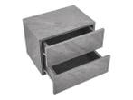Veiling - Zwevend Nachtkastje - 40 x 29 x 30 cm - Grijs - 2, Huis en Inrichting, Nieuw