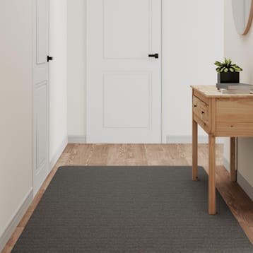 vidaXL Tapijtloper 100x180 cm antracietkleurig, Verzenden, Nieuw