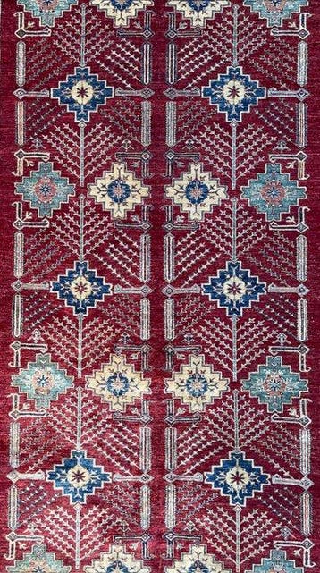 Afghaan Shirwan - ( gereinigd ) - handgeknoopt - wol -, Nieuw
