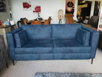 Borne Bankstel - rechte banken - Blauw, Nieuw, Stof