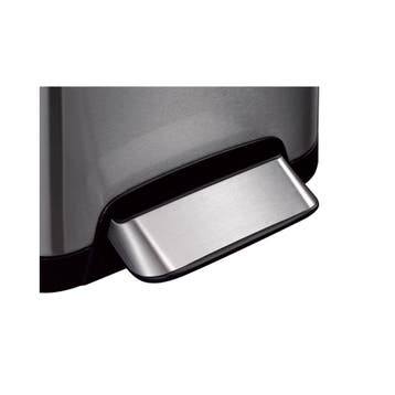 EKO Ecofly Step Bin 20+20 ltr - Mat RVS, Verzenden, Nieuw