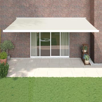 vidaXL Luifel uittrekbaar 5x3 m stof en aluminium, Tuin en Terras, Verzenden, Nieuw