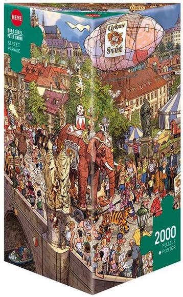 Triangle Box - Street Parade Puzzel (2000 stukjes) | Heye -, Verzenden, Nieuw