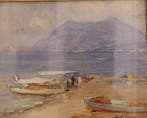 Achille Beltrame (1871-1945) - Lago Maggiore (1935)
