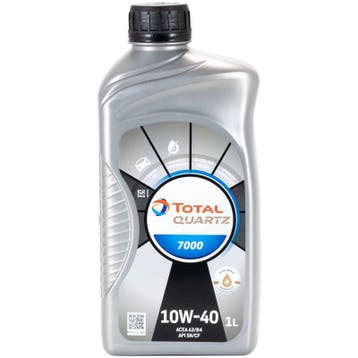 Total Quartz 7000 10W40 1 Liter, Ophalen of Verzenden
