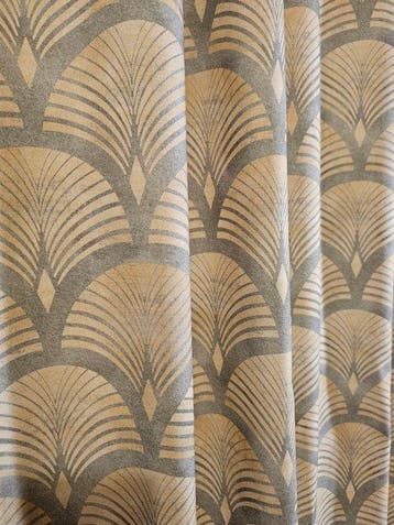 Art Deco-stof, vintage elegantie en stijlreflecties -