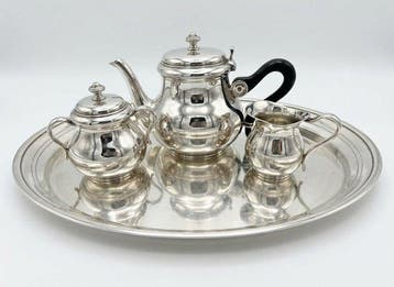Christofle - Gallia - Koffie- en theeservies (4) - Bagatelle
