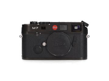 Leica M7 0.72 Zwart (10503) - 1 jaar garantie, Ophalen of Verzenden, Zo goed als nieuw, Leica