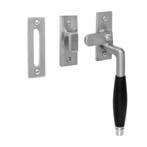 Raamsluiting Deco, verstevigd, mat nikkel, rechts - voor..., Ophalen of Verzenden, Nieuw, Koper of Messing, Schuif of Grendel