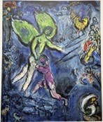 Marc Chagall (1887-1985) - La lutte de Jacob avec lAnge