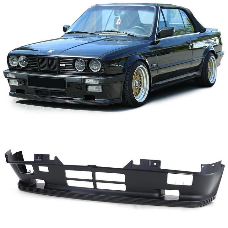 M Tech 1 Voorbumper + Mistlampen BMW E30 Type 1 B0100, Auto-onderdelen, Carrosserie en Plaatwerk, Nieuw, BMW, Voor, Bumper