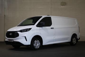 Ford Transit Custom 2.0 TDci 136pk L2 H1 Trend Airco Apple C, Stof, Gebruikt, Euro 6, Wit