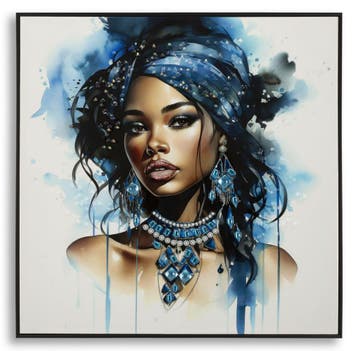 LAQUARED WAND PANTING MET FRAME ALTEA -B- CM 82X4X82, Huis en Inrichting, Ophalen of Verzenden, Nieuw