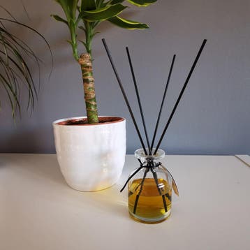 Luxe Losse Geurstokjes 25 cm – 25 stuks – Navulling Diffuser, Verzenden, Nieuw, Zwart, Overige materialen