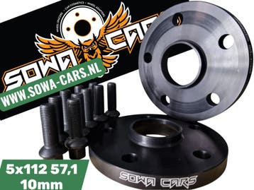 Spoorverbreders Spacers 10mm VW Golf R GTI 7 8 5x112 10mm, Verzenden, Nieuw