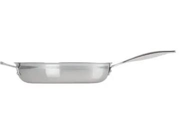 Le Creuset Magnetik Koekenpan - 28 cm - Tri-ply RVS - Zilver, Verzenden, Zo goed als nieuw