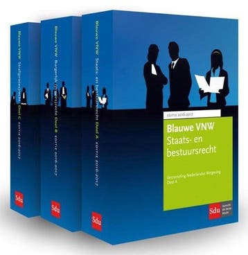 9789012398008 Educatieve wettenverzameling  -   Blauwe VN..., Verzenden, Zo goed als nieuw