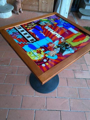 Salontafel - plexiglas - Koffietafel gemaakt van een