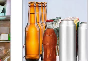 Drankblikjes Dispenser – Verstelbaar Push Rack Koelkast, Verzenden, Nieuw