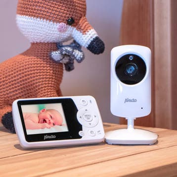 Alecto BO64 - Uitbreidbare Babyfoon met Camera - Temperatuur, Verzenden, Zo goed als nieuw