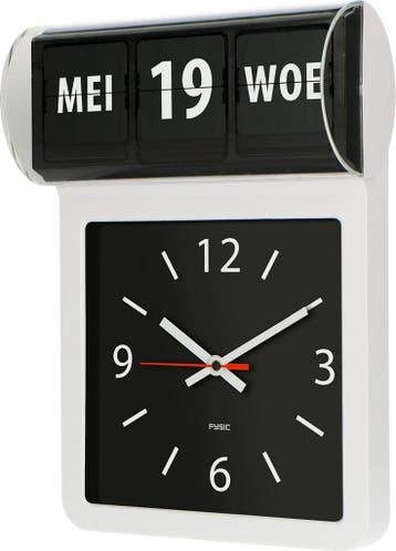 Dementieklok - Kalenderklok - Analoog - 30 cm - Fysic - FK80, Verzenden, Zo goed als nieuw