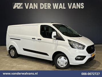 Ford Transit Custom | 2.0 TDCI 105pk L2H1 Euro6 Airco |, Gebruikt, Euro 6, Wit, Dealer onderhouden