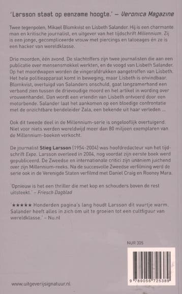 De vrouw die met vuur speelde / Millennium / 2 9789056725389, Boeken, Verzenden, Gelezen, Stieg Larsson