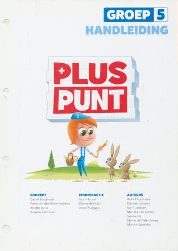 Pluspunt versie 4 Handleiding groep 5 (zonder map), Verzenden, Nieuw