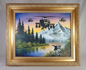 Fictional World (1980) - Banksy´s Glowing Flower Thrower